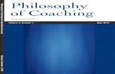 Philosophy of Coaching: An international Journal Vol. 3 ... · 2 Philosophy of Coaching: An International Journal Field of Coaching,’ focuses on the emerging field of coaching supervision