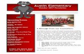 Austin Elementaryaustin.conroeisd.net/wp-content/uploads/sites/24/2017/10/Austin... · Desfile del Cuento octubre 27 1:30 pm Concurso Decoración de Calabazas octubre 30, 31 y noviembre