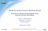Study for Grand Canyon Working Group Impact on Restricting ... · F063-B06-050 2 For Internal Grand Canyon Workgroup Discussion Only Background • A flight-free zone over the heart