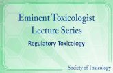 Regulatory Toxicology · Ruth Roberts is co-founder and co-director of Apconix, an integrated toxicology and ion channel research company that provides expert advice on nonclinical