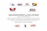 PBT PENGERANG – KFC JOHOR INTERNATIONAL REGATTA 2018 · 1. RULES 1.1. The event will be governed by the rules as defined in the Racing Rules of Sailing – Windsurfing Competition
