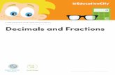A FREE RESOURCE PACK FROM EDUCATIONCITY Decimals and … · HEADERS 0 = A FREE RESOURCE PACK FROM EDUCATIONCITY Decimals and Fractions Free school resources by EducationCity®. This