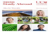 2020 Study Abroad - GOzealand · As a Study Abroad student, you will experience all that Aotearoa New Zealand has to o’er, from breathtaking landscapes to dynamic cities, and unlimited