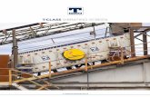 T-CLASS VIBRATING SCREEN - havercanada.com · 2 T-CLASS SPECIFICATIONS APPLICATIONS Scalping Dedusting Classifying (wet or dry) INDUSTRIES Aggregates Mining Industrial Minerals The