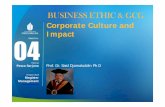 Corporate Culture and Impact - modul.mercubuana.ac.idJamaludin+... · • IBM pernah terkenal karena budaya memakai kemeja putih dan dasi bagi pegawai pria. • Jadwal kerja perusahaan