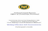 National Guard Bureau Office of Technician Personnel · encouraged to submit a self assessment at the interim performance review (usually at the midpoint of the rating cycle) and