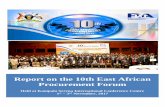 Report on the 10th East African Procurement Forumeapf.ppda.go.ug/downloads/report-on-the-east-african-procurement-forum... · 03.11.2017 · The PPDA successfully hosted the th EAPF