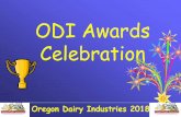 ODI Awards Celebration - oregondairy.org ceremony2018.pdf · Stephanie Breazile, 59th Oregon Dairy Princess-Ambassador Stephanie Breazile, 20, is a student at Oregon State University