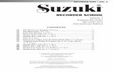 Volume 2 Soprano Recorder Recorder Part International Edition · The Suzuki name, alone and in combination with “Method” or “Method International”, ... RECORDER PART I VOL.
