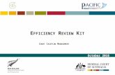 Efficiency Review - fedcourt.gov.au€¦  · Web view3. Enquiries: Federal Court of Australia. Locked Bag A6000, Sydney . Australia, NSW 1235. Email: pjsi@fedcourt.gov.au. Web: