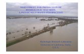 ASSESSMENT AND PREDICTION OF HYDROLOGIC HAZARDS: A ... · ASSESSMENT AND PREDICTION OF HYDROLOGIC HAZARDS: A PHYSICALLY-BASED PERSPECTIVE Hydrologic Research Laboratory University
