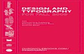DESIGN AND TYPOGRAPHY - raincoast.com · 4 5. Thinking with Type . is a clear and concise typographic primer by leading design . educator and critic Ellen Lupton. Thinking with Type.