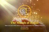 The Month of Rajab - qfatima.comqfatima.com/wp-content/uploads/2019/03/The-Month-of-Rajab-Web.pdf · Whosoever keeps one fast in Rajab, will be as distant from the fire of Jahannam