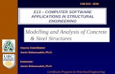 Modelling and Analysis of Concrete & Steel Structures Lecture No4 - Modelling... · Rigid End Offsets • Rigid End connections to model large joints • Automated end offset evaluation