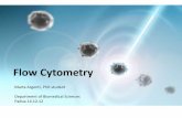 Flow Cytometry - BioPD Citometria a flusso.pdf · Uses of Flow Cytometry Immunophenotyping DNA cell cycle/tumor ploidy Membrane potential Ion flux Cell viability Intracellular protein