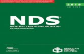 2018 National Design Specification - awc.org · AMERICAN WOOD COUNCIL NATIONAL DESIGN SPECIFICATION FOR WOOD CONSTRUCTION iii FOREWORD The National Design Specification® for Wood
