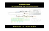 Mathematics in Structural Engineering - colincaprani.com to School 07.pdf · Mathematics in Structural Engineering Dr Colin Caprani Definition of Structural Engineering Institution