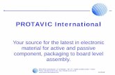 PROTAVIC INTERNATIONAL [相容模式] - dejingtec.com filePROTAVIC International Your source for the latest in electronicYour source for the latest in electronic material for active