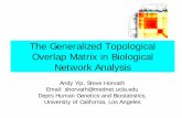 The Generalized Topological Overlap Matrix in Biological ... · The Generalized Topological Overlap Matrix in Biological Network Analysis Andy Yip, Steve Horvath Email: shorvath@mednet.ucla.edu