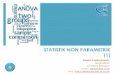 STATISTIK NON PARAMETRIK (1) - Metode Statistik : Parametrik vs Non Parametrik Uji Statistik Non parametrik