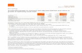 Accelerated growth in revenues and adjusted ... - orange.com · success of Orange Money, with its 37 million customers, shows no signs of slowing. This strong performance can be attributed