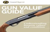 GUN VALUE GUIDE - s3.amazonaws.com · either stamps, coins or books; most important among these are historical associations, inscriptions, manufacturing variations, factory accessories,