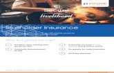 your livelihood - income.com.sg · covered under the scheme as well as the limits of coverage, where applicable, please contact Income or visit the GIA/LIA or SDIC websites ( or or