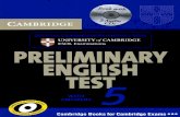 englishonlineclub.comenglishonlineclub.com/pdf/Cambridge - Preliminary English Test 5 (PET... · cambridge preliminary english test- with answers cambridge university press is the