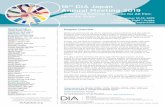 16 DIA Japan Annual Meeting 2019 · DIA volunteers, members, and staff provide a comprehensive catalogue of conferences, workshops, training courses, scientific publications, and