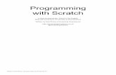 Programming with Scratch booklet v2 - computingchampions.co.uk · Written by Neil Rickus. Licensed under CC BY-NC-SA 4.0 3 Programming with Scratch Activity 1 – Scratch Conversations