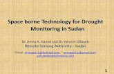 Space borne Technology for Drought Monitoring in Sudan · 4 Sudan Profile Sudan area is 1.9 million square kilometers. Sudan population is about 32 millions. Its annual rainfall amount