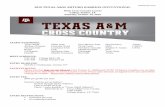 2019 TEXAS A&M ARTURO BARRIOS INVITATIONAL · Updated 08/07/2019 2019 TEXAS A&M ARTURO BARRIOS INVITATIONAL . Watts Cross Country Course . College Station, TX . Saturday, October
