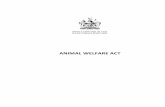 Animal Welfare Act - Prince Edward Island · Animal Welfare Act Table of Contents c t Current to: April 15, 2017 Page 3 c ANIMAL WELFARE ACT Table of Contents Section Page TABLE OF