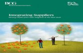 Integrating Suppliers - Boston Consulting Groupimage-src.bcg.com/Images/BCG Integrating Suppliers May 2013_tcm9-97862.pdf · 4 Integrating Suppliers The overriding goal is to create