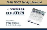 2018 FDOT Design Manual · 2018 FDOT Design Manual C1 – Natural C3R – Sub. Commercial C4 – Urban General