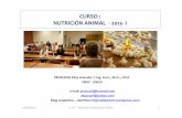 CURSO : NUTRICIÓN ANIMAL -2013-I · 31/03/2013 E.S.T. - Nutrición Animal-2013-I-FMVZ 16 without antibiotics , meat and bone meal, or other objectionable feeds and to formulate rations