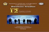 Business Studies - nie.lk Business Studies.pdf · Business Studies Teachers' Guide Grade 12 (Implemented from 2017) Department of Commerce Faculty of Science and Technology National