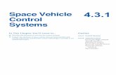 Control Systems - Federal Aviation Administration · Space Vehicle Control Systems In This Chapter You’ll Learn to... ☛ Describe the elements of and uses for control systems ☛