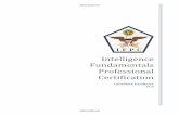 UNCLASSIFIED - dodcertpmo.defense.gov · IFPC Candidate Handbook UNCLASSIFIED 1 Program Overview Introduction The Department of Defense (DoD) Intelligence Fundamentals Professional