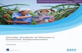 Gender Analysis of Women’s Economic Empowerment · to Lam Thi Thu Suu (CSRD) who conducted the research for this gender analysis. February, 2017 Founded in The Netherlands in 1965,