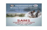 SAMS 14th International Medical Conference In ...gul6.bim.gantep.edu.tr/~etkinlik/userfiles/ConferenceProgram_FinalDraft.pdf · Gaziantep University June 19th ... Öner Dikensoy,