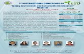 USPCAS-W Auditorium, MUET, Jamshoro ...iec.muet.edu.pk/img/bg-img/5th International Conference on EESD 2018...The 5th International Conference on Energy, Environment and Sustainable