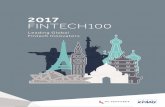2017 FITECH100 - h2.vc · China continues to dominate the fintech landscape, representing 5 of the Top 10 fintech companies in 2017. This follows the trend from This follows the trend