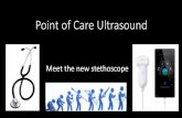 Point of Care Ultrasound - cdn.ymaws.com · 1. Describe clinical scenarios in which POC US will improve patient care. 2. Recognize the differences between diagnostic and POC ultrasound.