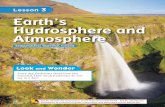 Lesson 3 Earth’s Hydrosphere and Atmosphere - SharpSchoolnewlondonscs.sharpschool.com/UserFiles/Servers/Server_327725/File/Tommy... · The Hydrosphere: Earth’s Water Essential