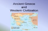 Ancient Greece and Western Civilization - Mr. Carlisle's Class · for much of later Western Civilization Self-Government Used philosophy to explain the world Viewed common men as