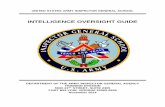 INTELLIGENCE OVERSIGHT GUIDE - tigs-online.ignet.army.mil Oversight Guide.pdf · military intelligence components may retain that information if it meets the three-part test discussed