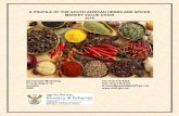 A PROFILE OF THE SOUTH AFRICAN HERBS AND SPICES … Publications... · Around fifty spice and herb plants are of global trade importance, but many other spices and herb crops are