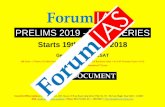 PRELIMS 2019 - TEST SERIES - dl.forumias.comdl.forumias.com/wp-content/uploads/2018/07/PRELIMS-2019.pdf · 02.06.2019 · • Revise your basics through full test after a series of