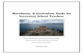 Macedonia: A Curriculum Guide for Secondary School Teachers · In 1943 the Kingdom of Yugoslavia became the Federal People’s Republic of Yugoslavia, and then in 1963 the Socialist